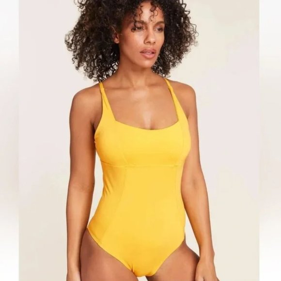 Andie Other - NWT Andie Havana One Piece Swimsuit In Yellow Large